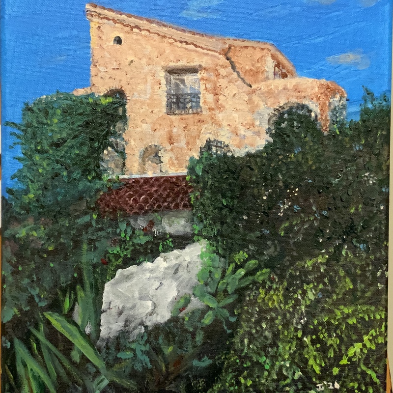 Villa du vieux Antibes
11x14
Acrylic on Canvas
Painted 14 Jun 2026