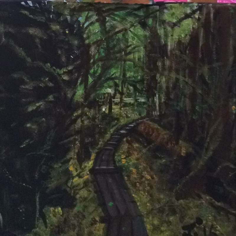 Boardwalk trail - Haida Gwaii
